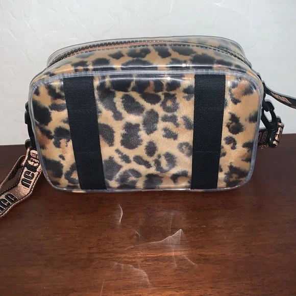 UGG BRAND NEW JANEY II CLEAR CHEETAH PRINT CROSSBODY BAG - Picture 4 of 12